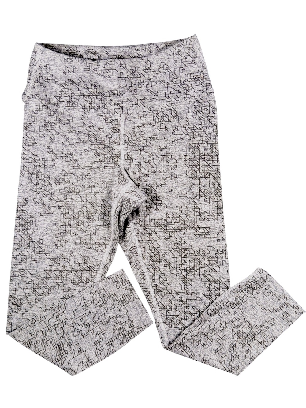 NOBULL High Rise Gray Heather Patterned Performance Leggings Women’s Small